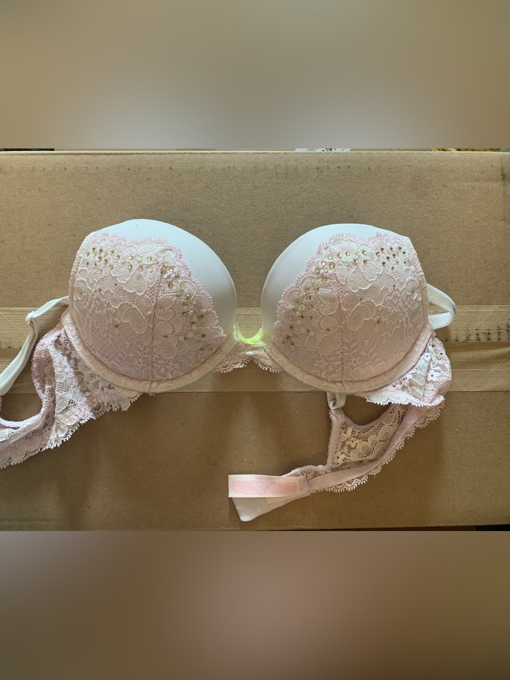 Victoria Secret Lace Jewelled Bra